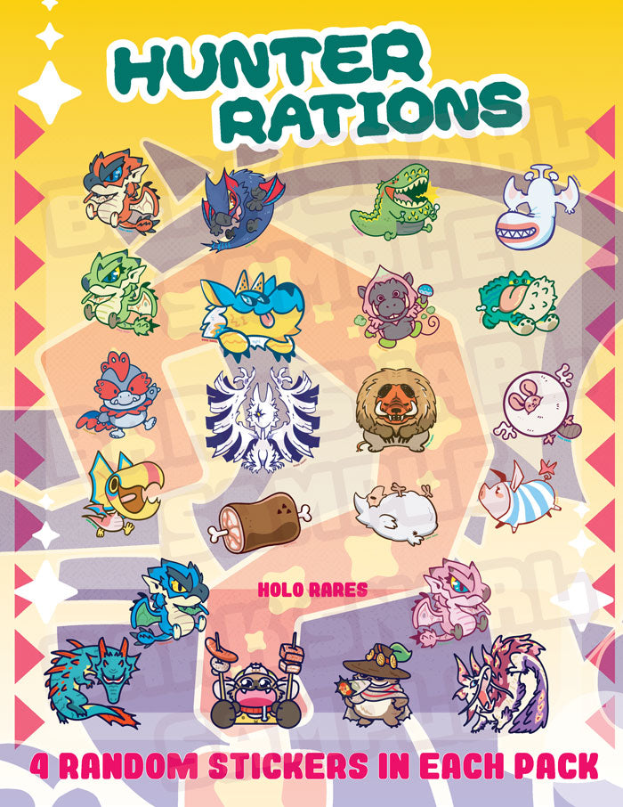 Hunter Rations Mystery Sticker Pack