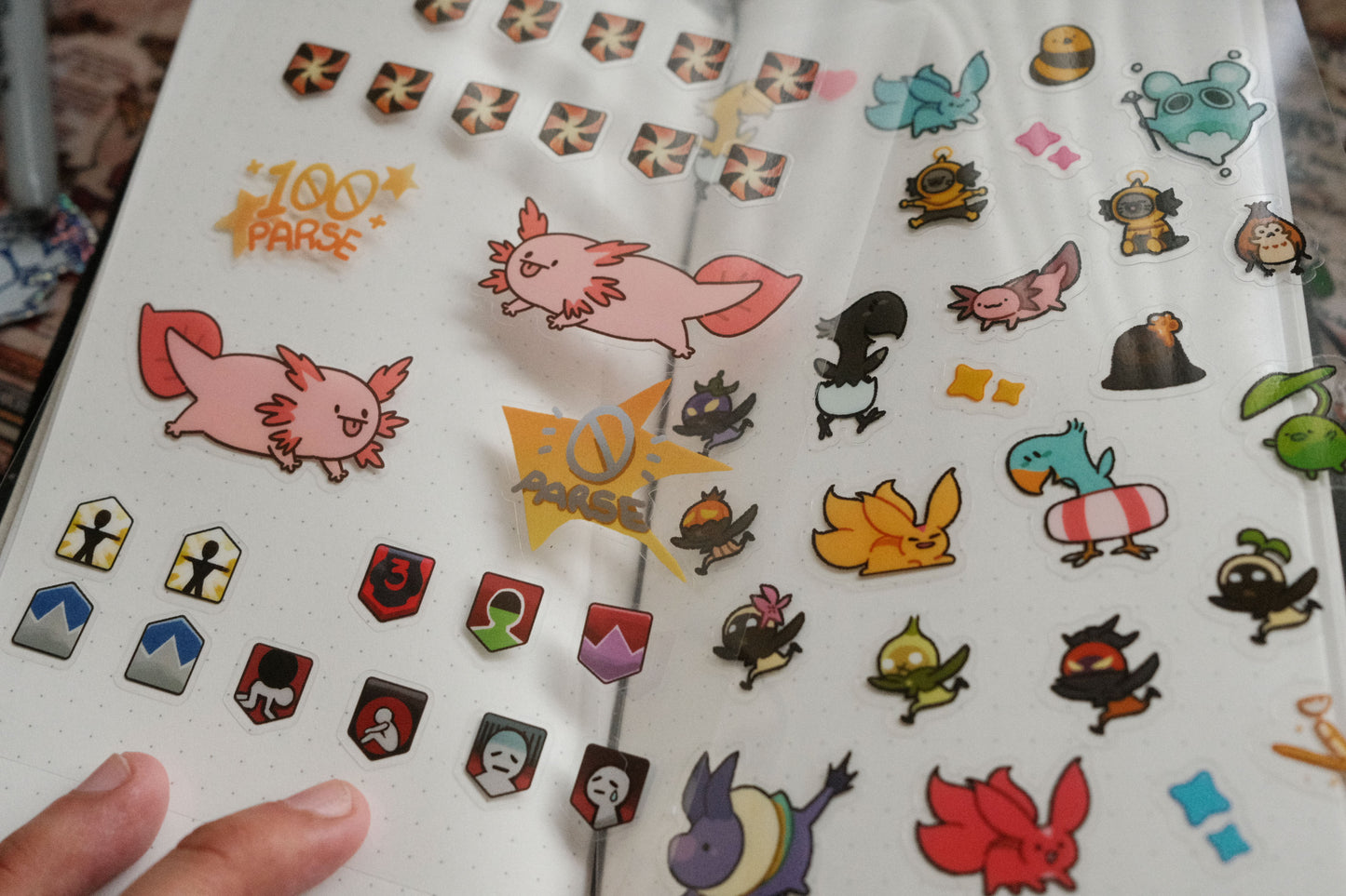 XIV minions sticker sheet