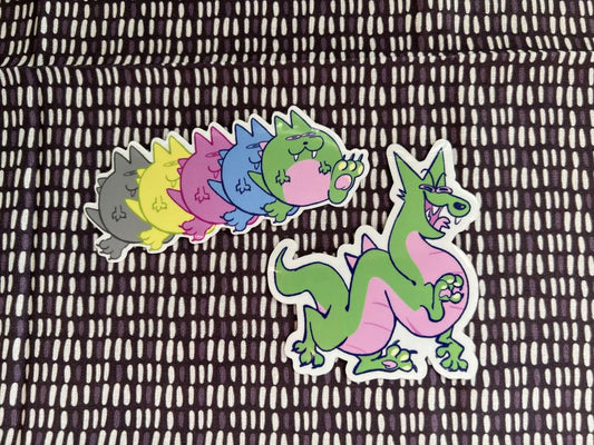 Bark * Snarl Dragons sticker