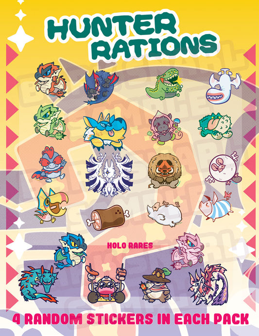 Hunter Rations Mystery Sticker Pack