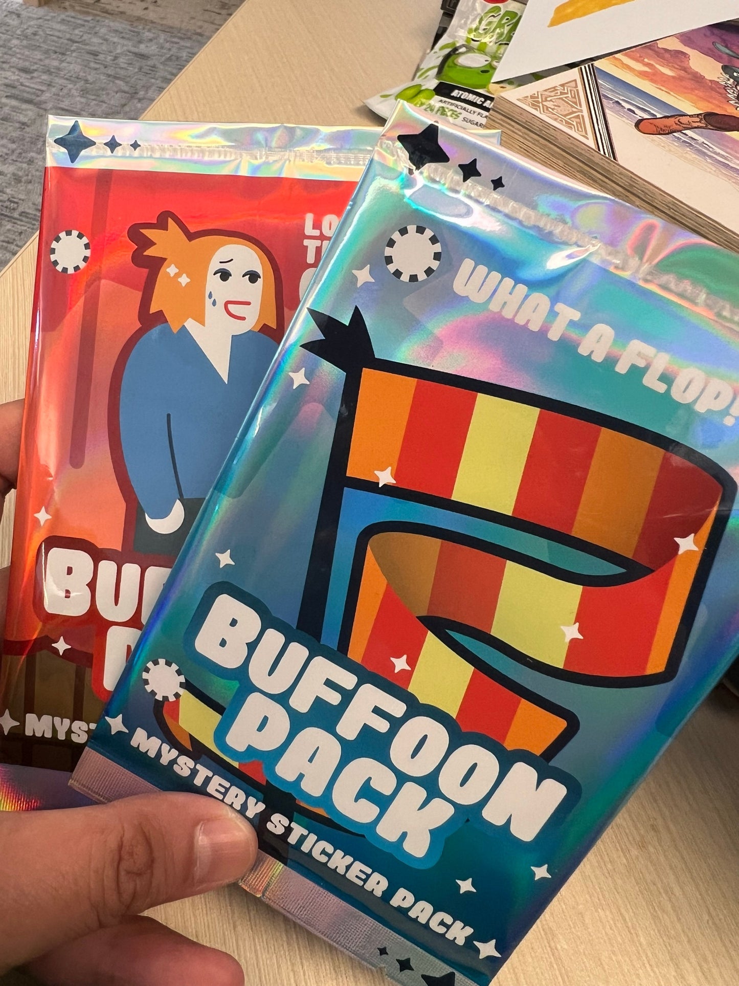 Baffoon Mystery Sticker Pack[BLUE]