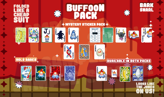 Baffoon Mystery Sticker Pack[RED]