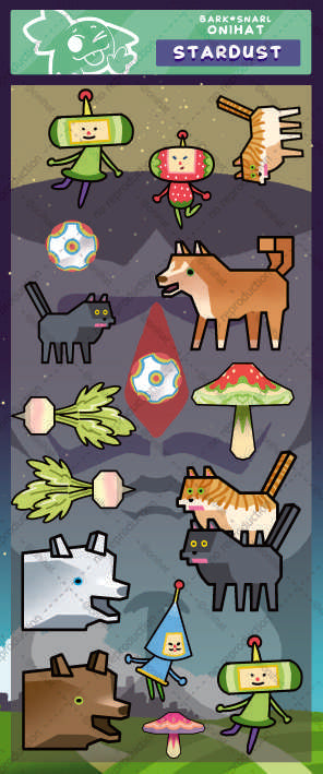Stardust [ sticker sheet ] – BARK * SNARL